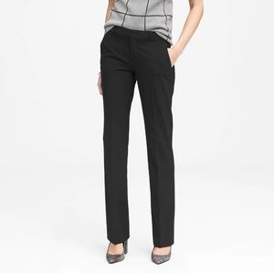 Banana Republic Black Martin Fit wool pants 00p